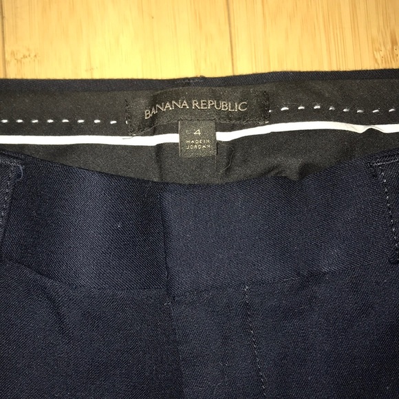 Navy Blue Banana Republic Sloan Pants - Picture 2 of 3